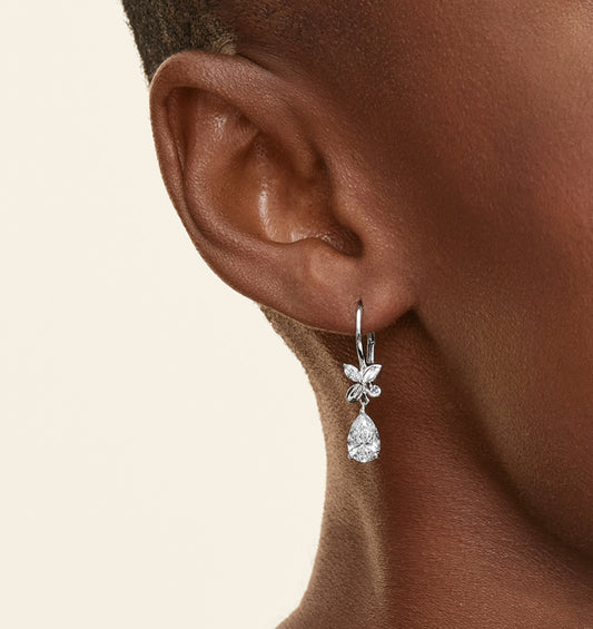 Opal Drop Earings