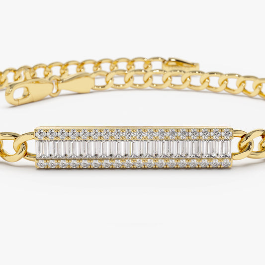 Minimal Baguette Bracelet