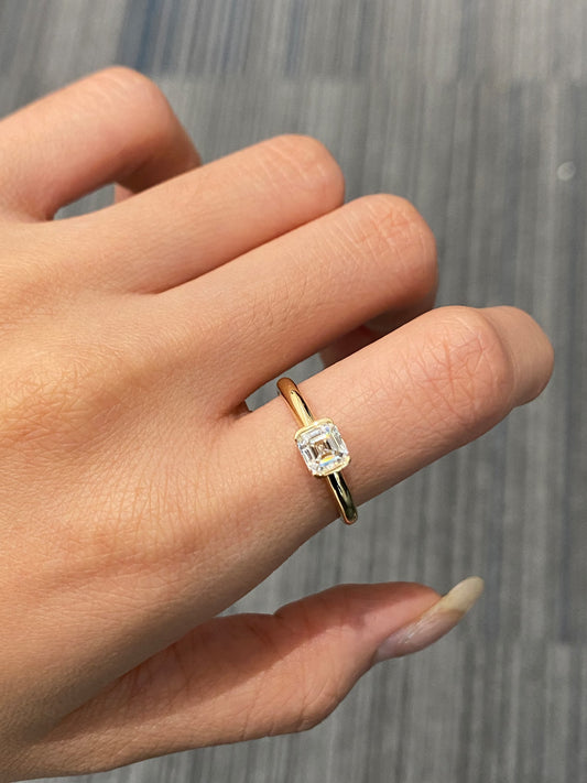 Asscher Cut Ring