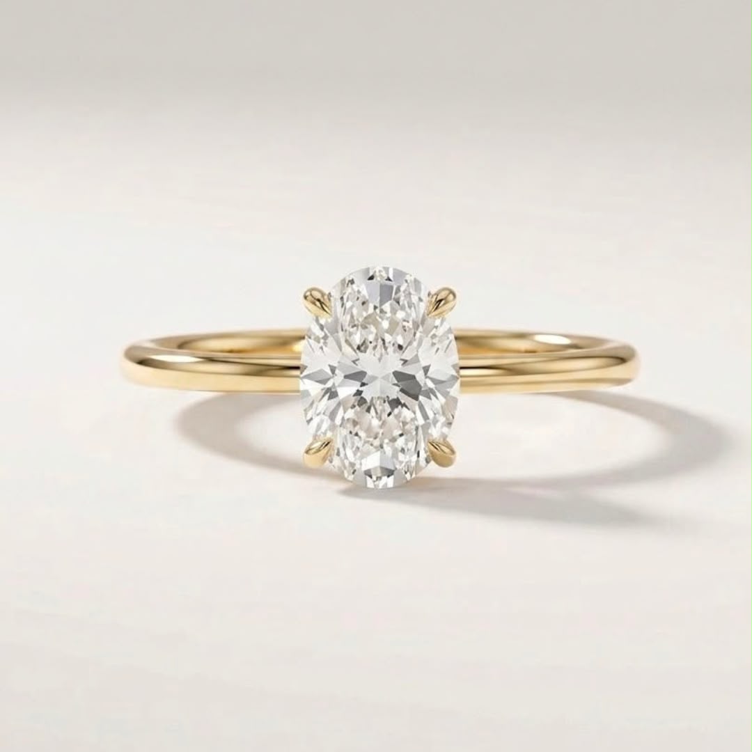 Oval Cut Solitaire