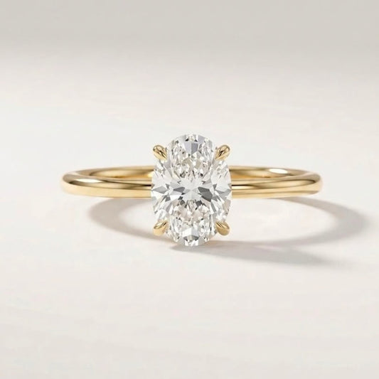 Oval Cut Solitaire