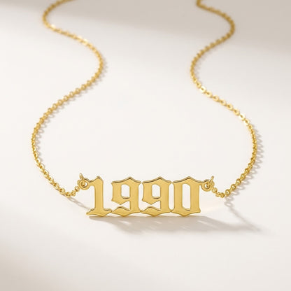 Birth Year Necklace
