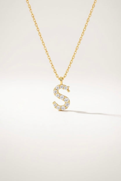Iced Initial Necklace