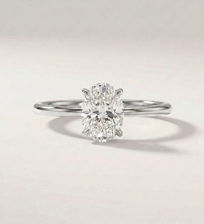 Oval Cut Solitaire