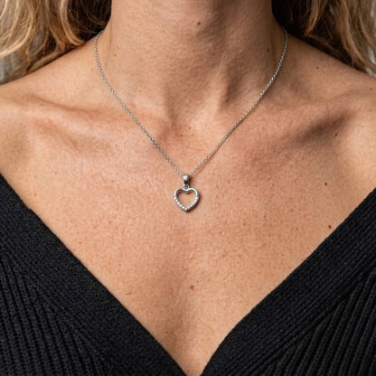 Pavé Heart Pendant