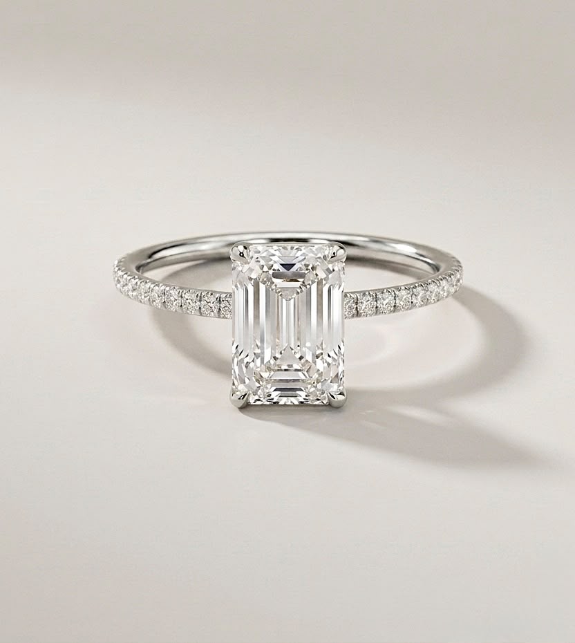 Emerald Solitaire Ring