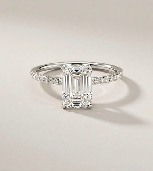 Emerald Solitaire Ring
