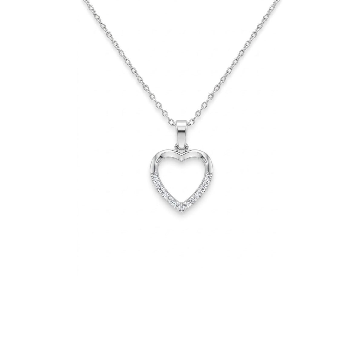 Pavé Heart Pendant