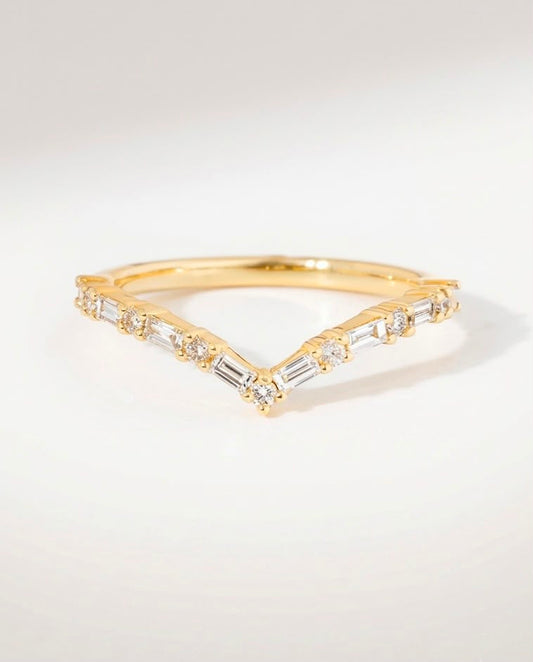 Baguette & Round Band