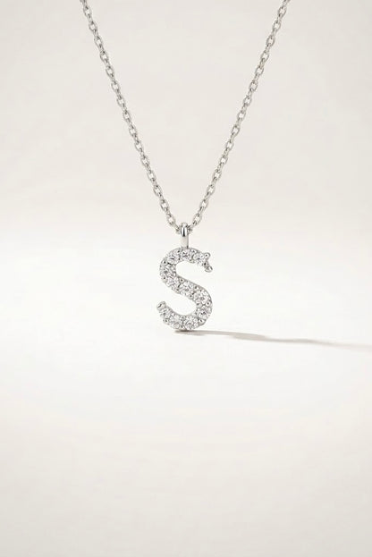 Iced Initial Necklace