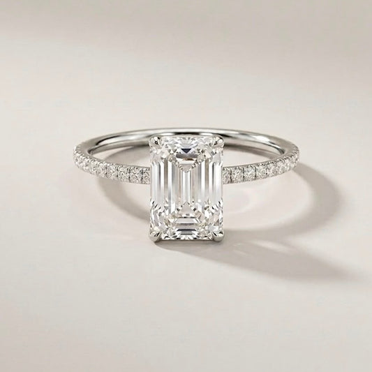 Emerald Solitaire Ring