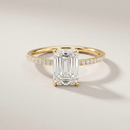 Emerald Solitaire Ring