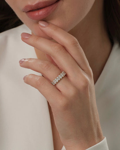 Oval Eternity Band