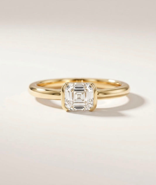 Asscher Cut Ring