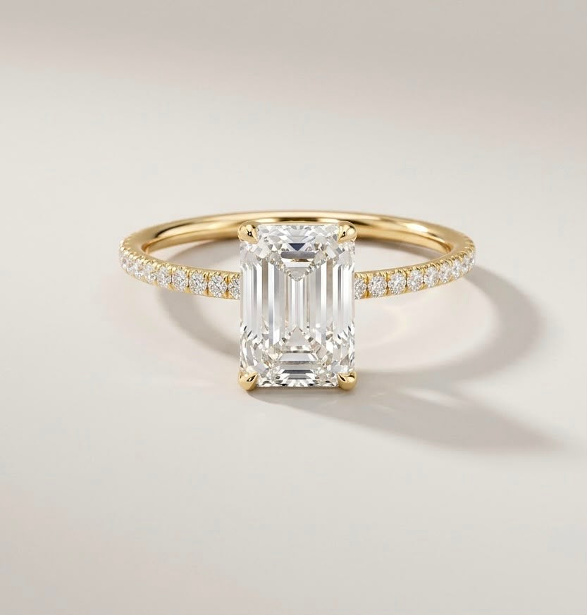 Emerald Solitaire Ring