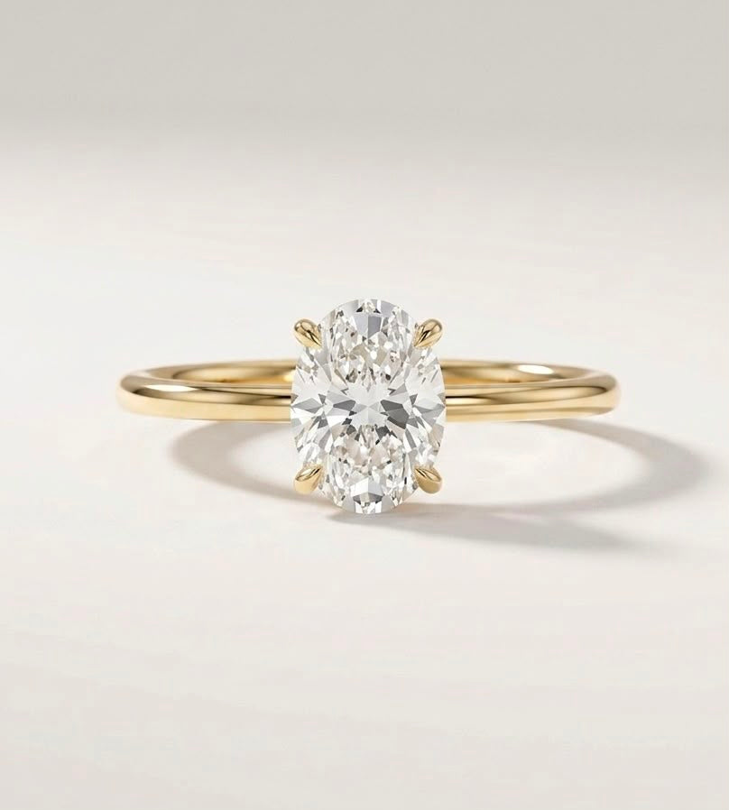Oval Cut Solitaire