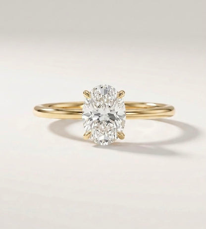 Oval Cut Solitaire