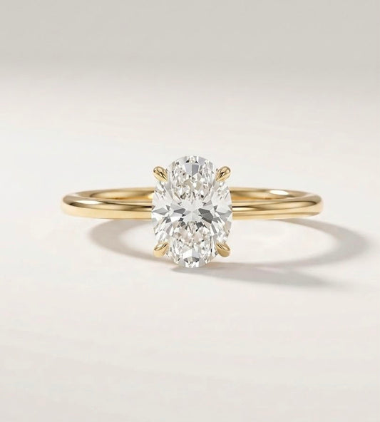 Oval Cut Solitaire