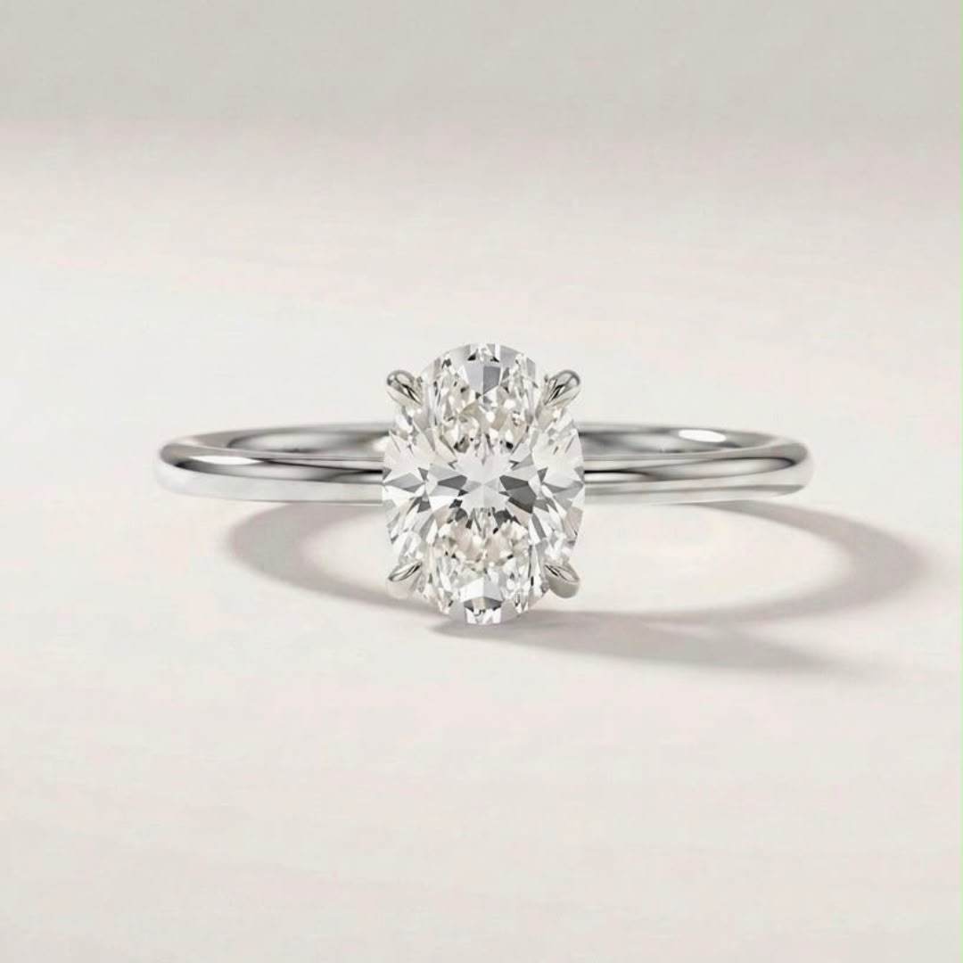 Oval Cut Solitaire