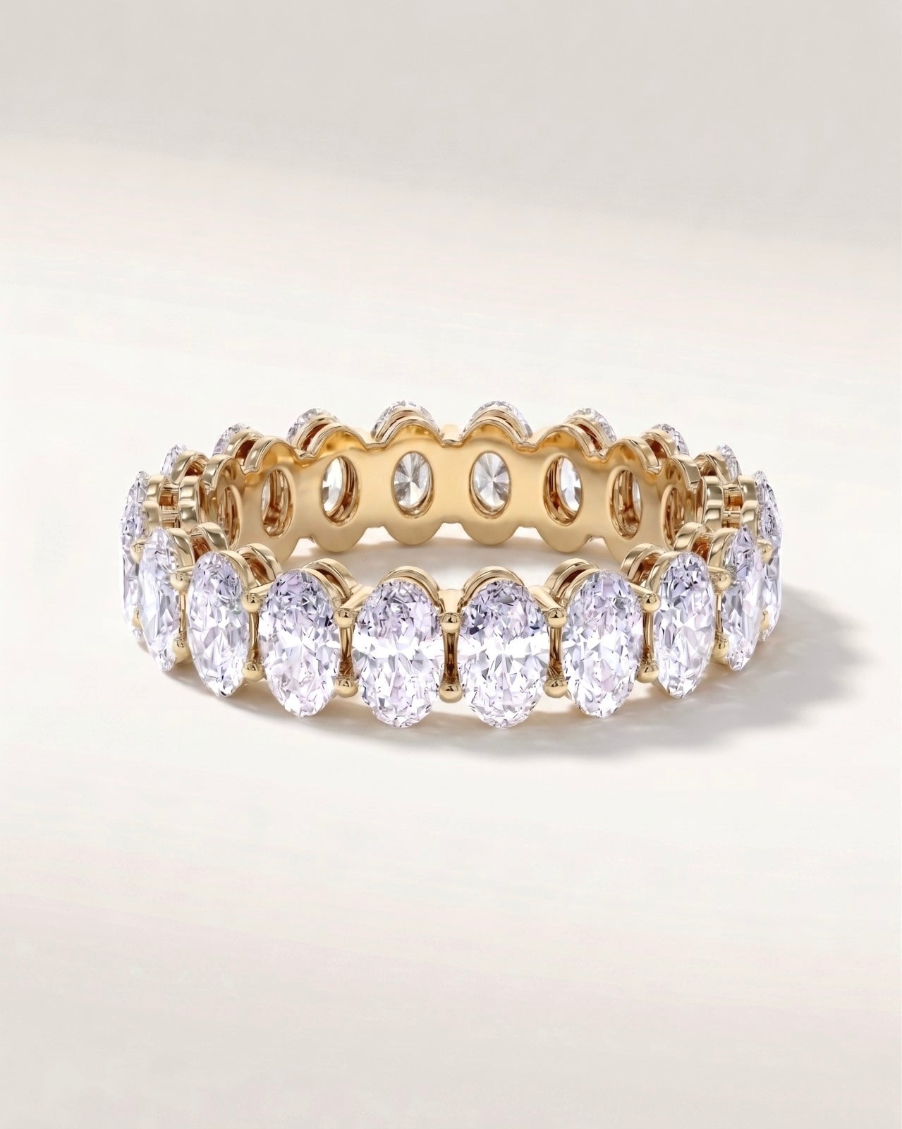 Oval Eternity Band