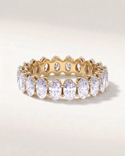 Oval Eternity Band