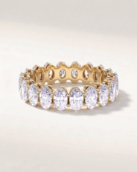 Oval Eternity Band