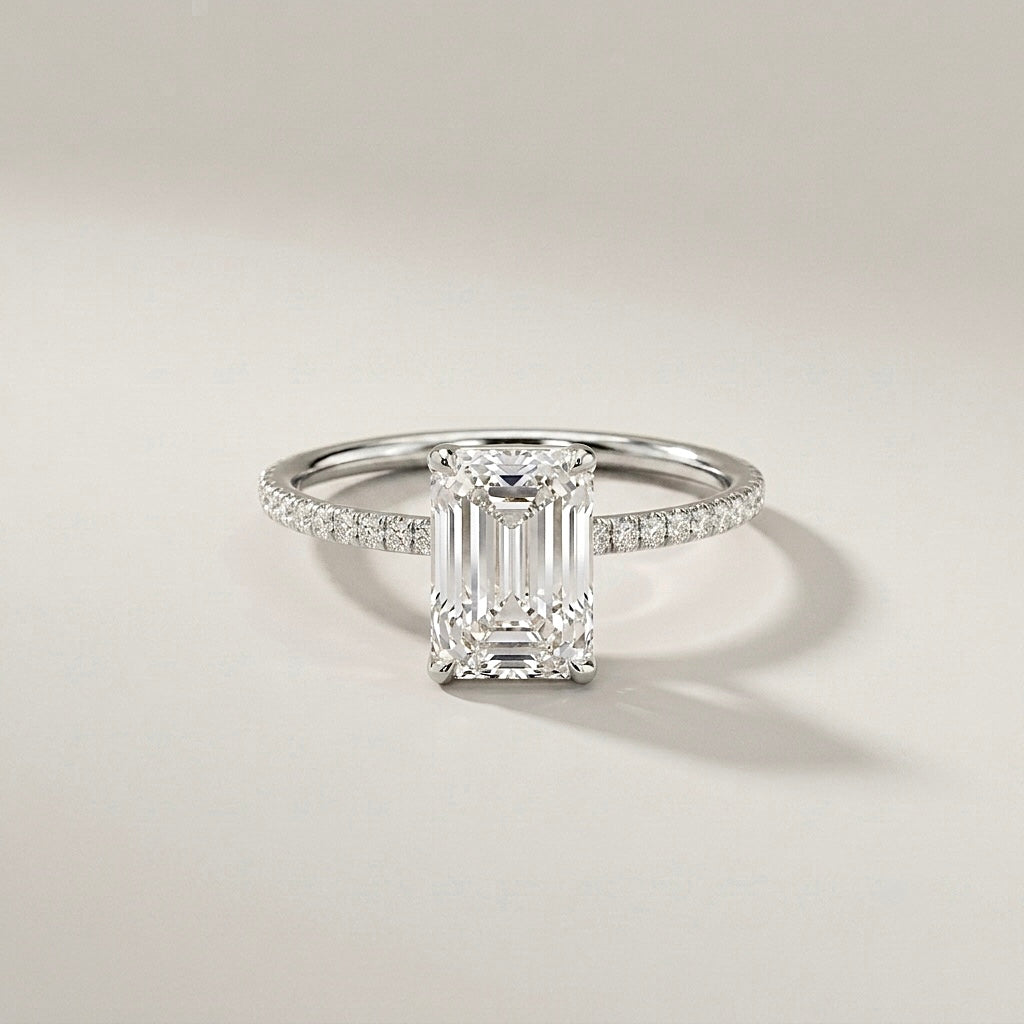 Emerald Solitaire Ring