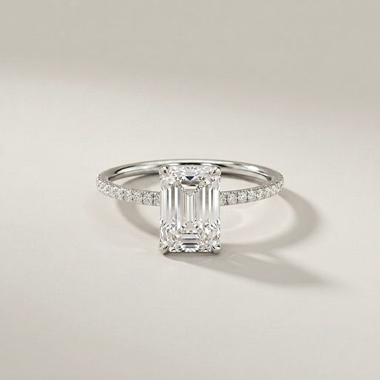 Emerald Solitaire Ring