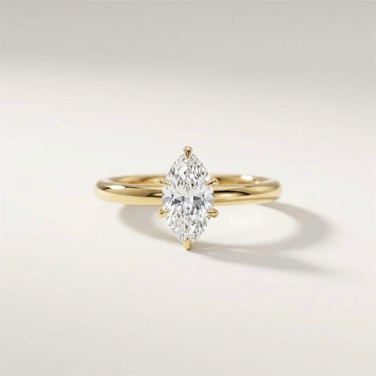 Marquise Cut Solitaire