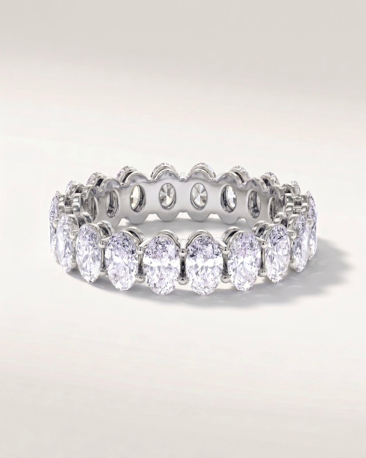 Oval Eternity Band