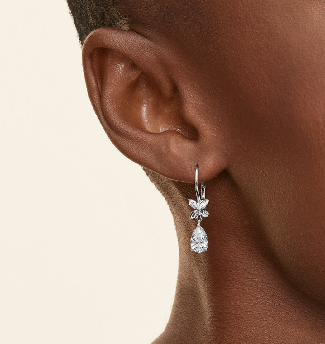 Opal Drop Earings