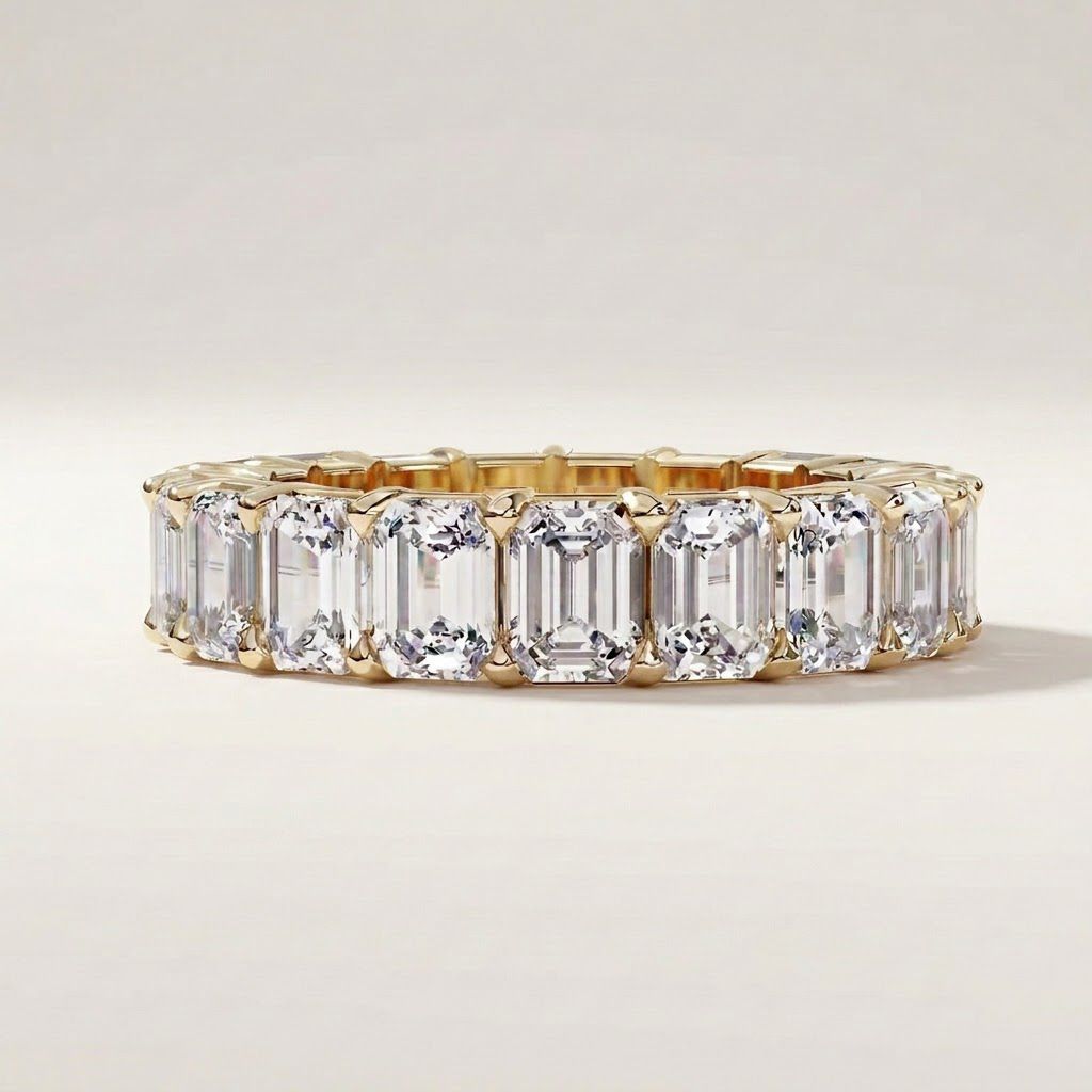 Emerald Cut Eternity