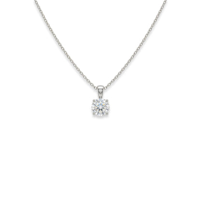 Round Solitaire Pendant