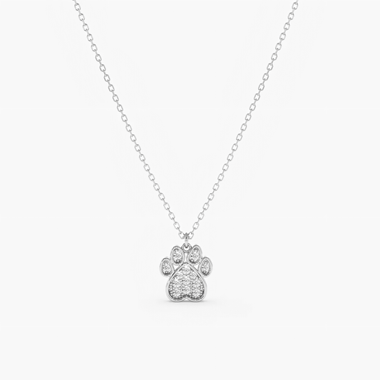 Minimalist Paw Pendant