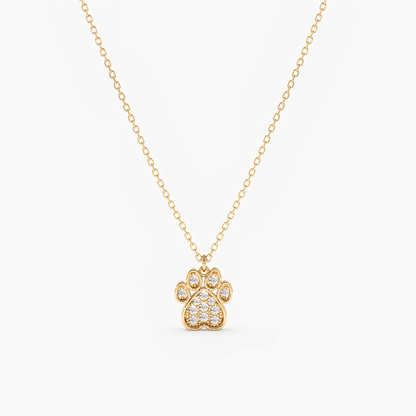 Minimalist Paw Pendant