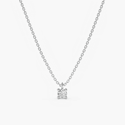 Round Solitaire Pendant