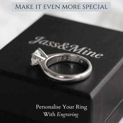 Oval Cut Crusted Band