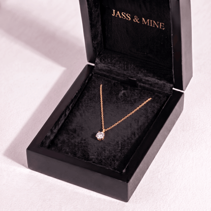 Round Solitaire Pendant