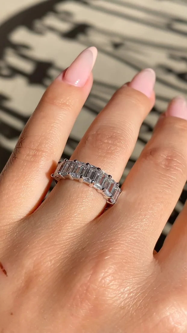 Emerald Cut Eternity