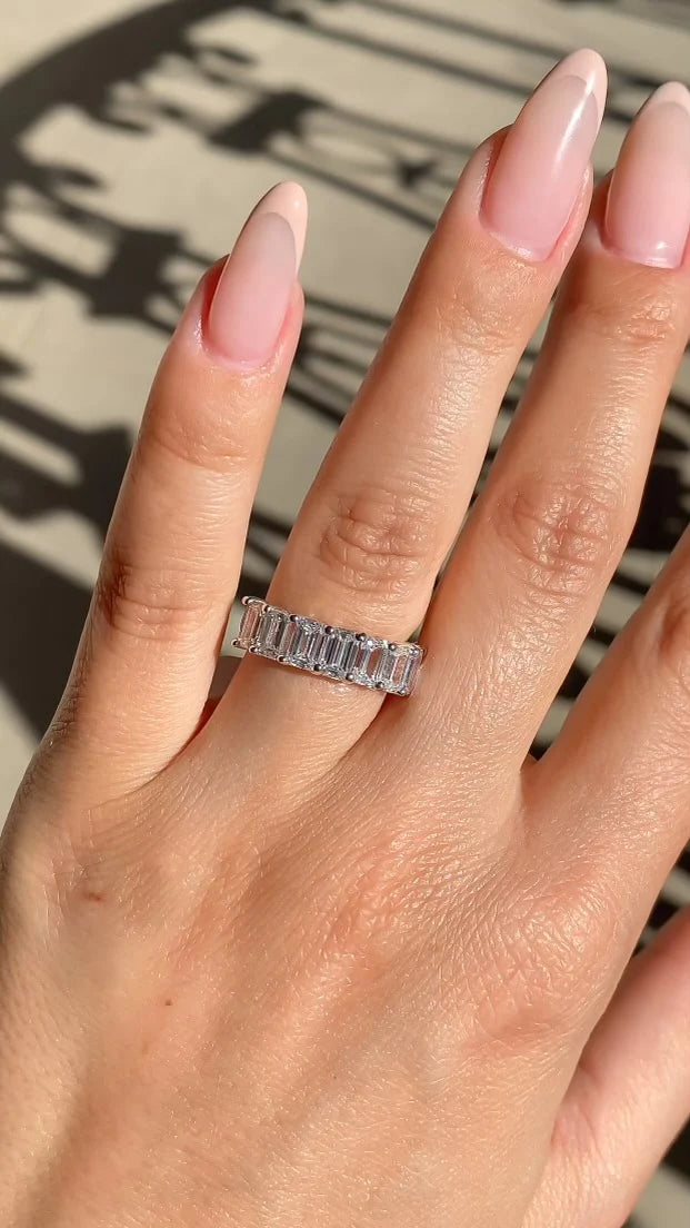 Emerald Cut Eternity