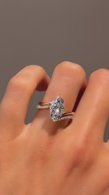 4 CT Marquise Cut Ring & TouchBand
